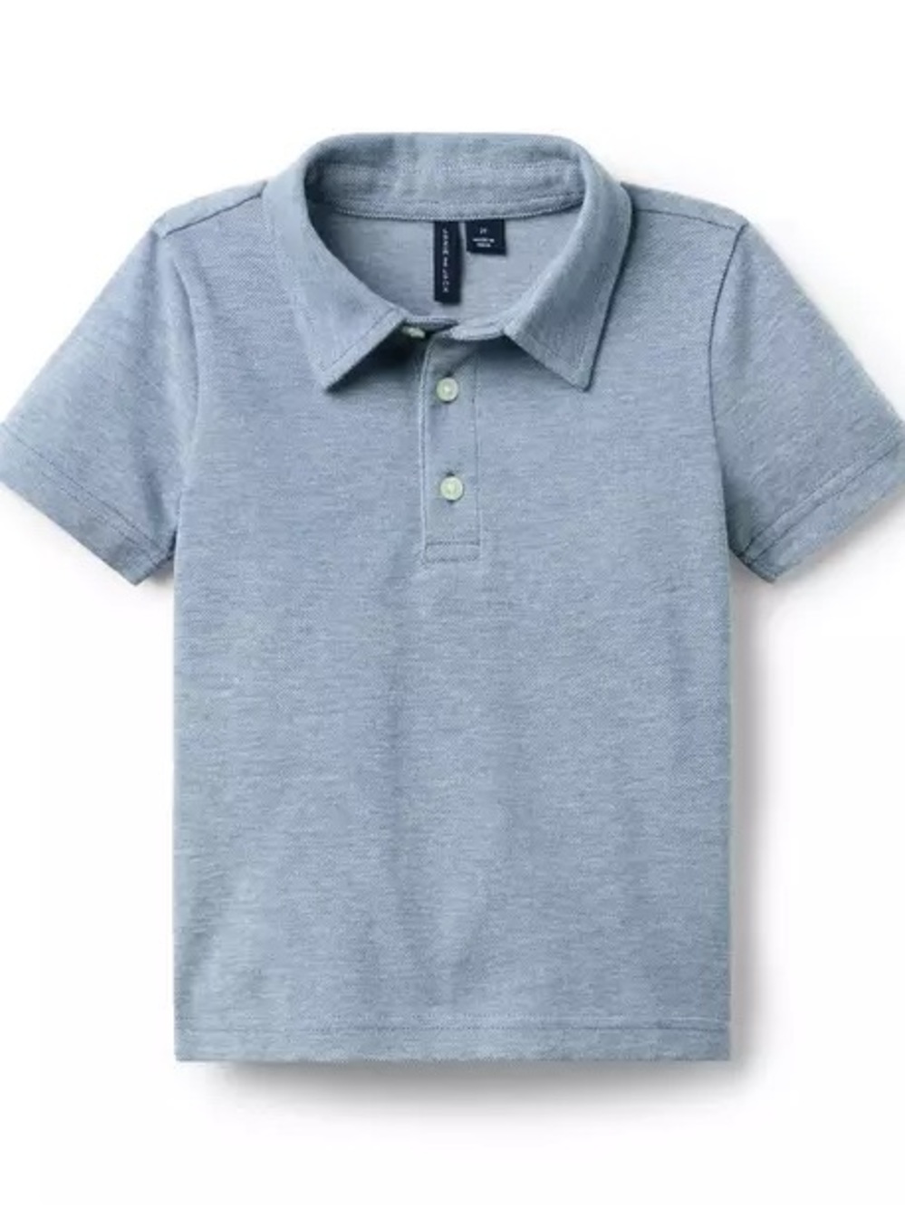 Janie and Jack Heathered Sky blue Polo Shirt 5T
